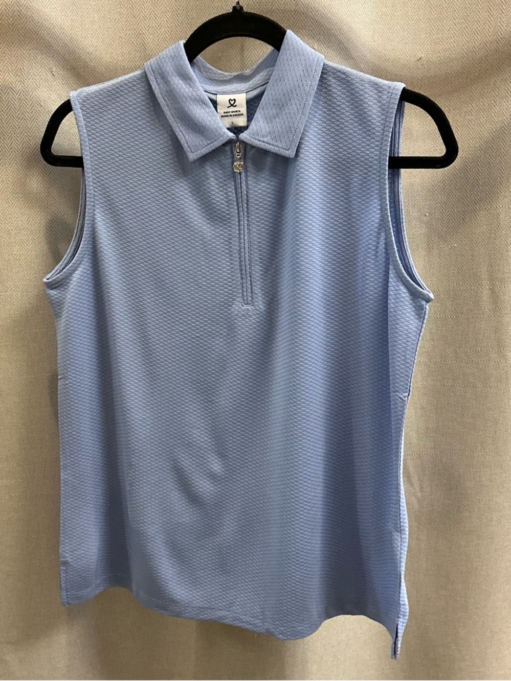 Daily Sports Peoria Sleeveless Polo Blue Heron
